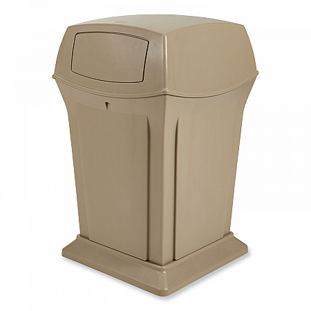 Ranger Fire-Safe Container, Two Doors, 45 gal, Structural Foam, Beige (917188BG)