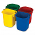 5-Quart Disinfecting Utility Pail, Plastic, Yellow, 4/Carton (1857374)