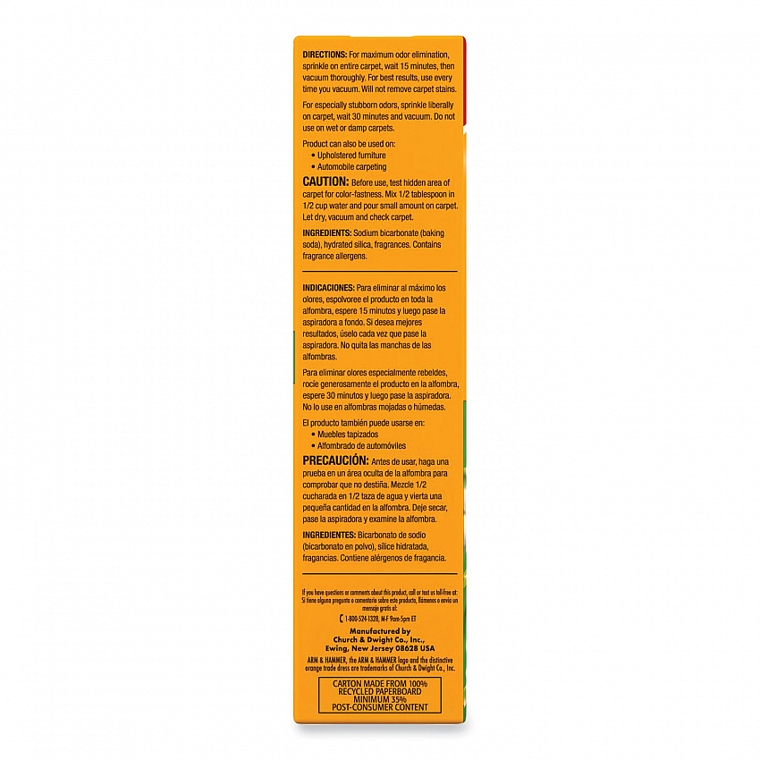 Deodorizing Carpet Cleaning Powder, Fresh Scent, 30 oz Box, 6/Carton (3320011538)