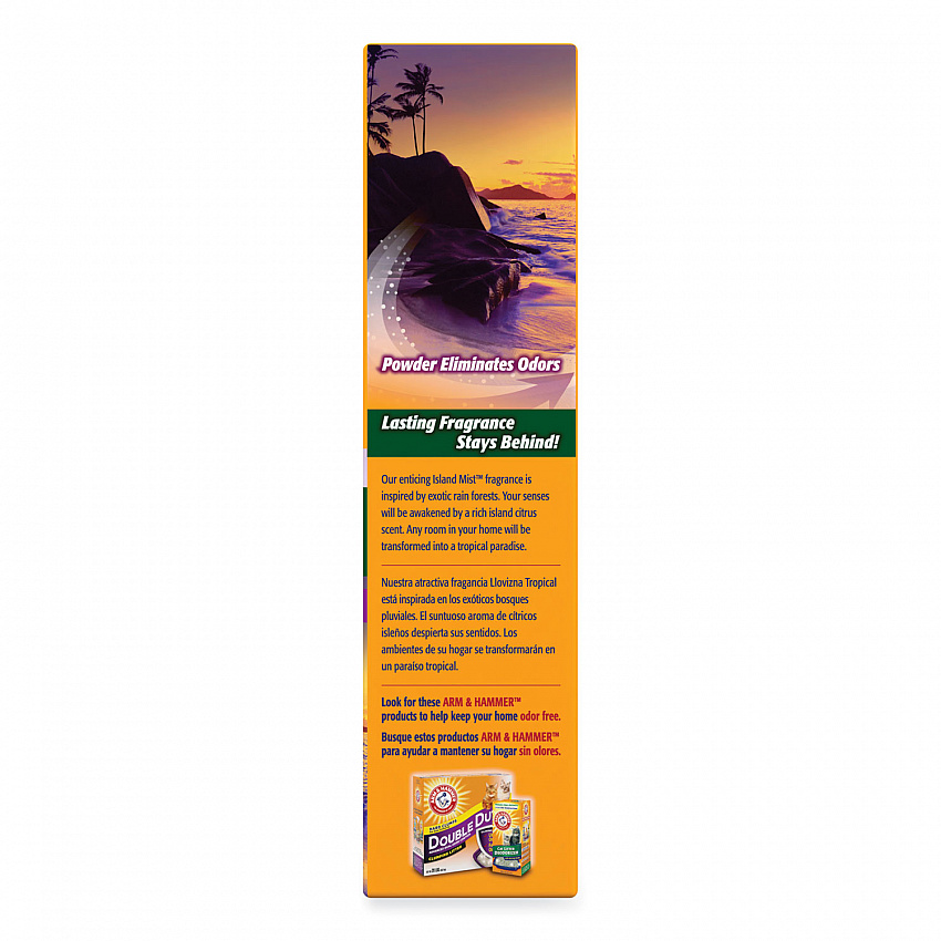 Fresh Scentsations Carpet Odor Eliminator, Island Mist, 30 oz Box, 6/Carton (3320011535)