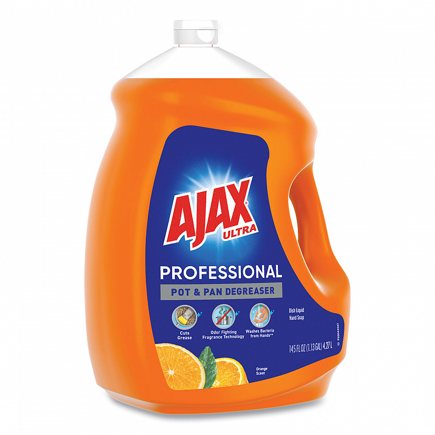 Dish Detergent, Orange Scent, 145 oz Bottle, 4/Carton (61034313CT)