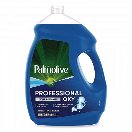 Professional Oxy Power Degreaser Liquid Dish Soap, Fresh Scent, 145 oz Bottle, 4/Carton (61034143CT)