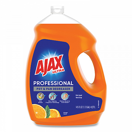 Dish Detergent, Orange Scent, 145 oz Bottle, 4/Carton (61034313CT)