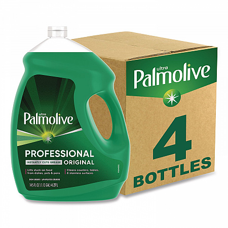 Professional Dishwashing Liquid, Fresh Scent, 145 oz Bottle, 4/Carton (61034142CT)