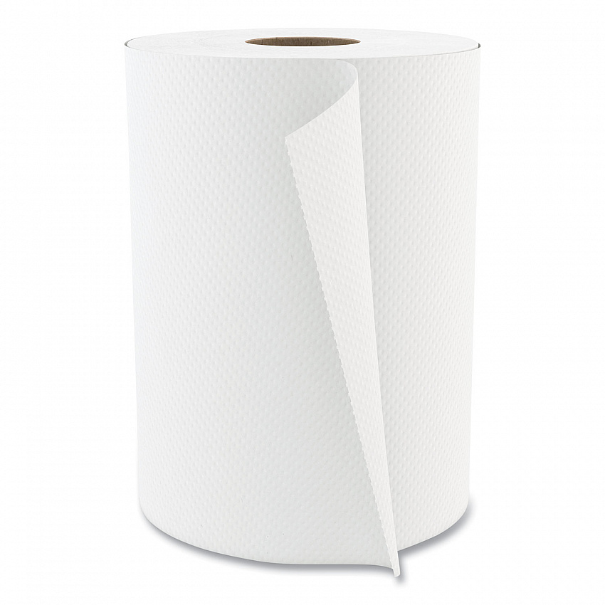 Select Roll Paper Towels, 1-Ply, 7.88" x 350ft, White, 12 Rolls/Carton (H030)