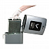 Metropolitan Smokers' Station, Weighted Base, 1.6 gal, Galvanized Liner, 16.8 dia x 42.8h, Black (FGR93400BK)