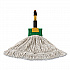 Web Foot BLEND SHRINKLESS Mop Head, Cotton/Synthetic, Small, Blue, 6/Carton (FGA25106BL00)