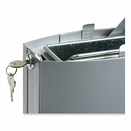 Metropolitan Smokers' Station, Weighted Base, 1.6 gal, Galvanized Liner, 16.8 dia x 42.8h, Black (FGR93400BK)