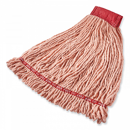 Web Foot BLEND SHRINKLESS Mop Head, Cotton/Synthetic, Small, Orange, 6/Carton (FGA25306OR00)