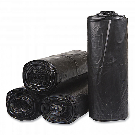 Low-Density Commercial Can Liners, 60 gal, 1.5 mil, 38