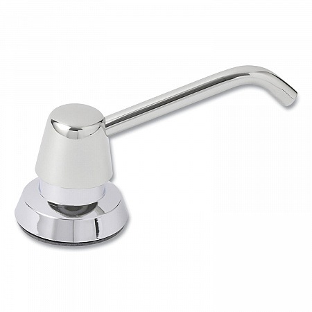 Contura Lavatory-Mounted Soap Dispenser, 34 oz, 3.31 x 4 x 17.63, Chrome/Stainless Steel (822)
