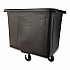 Cube Truck, 105 gal, 500 lb Capacity, Plastic, Black (4614BLA)