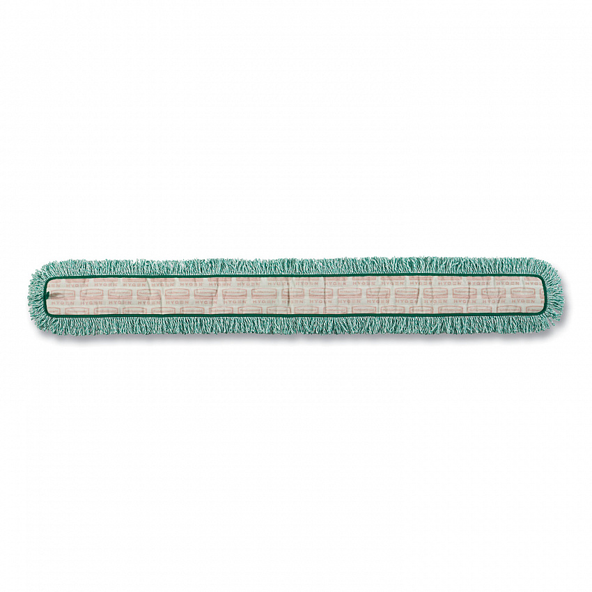 HYGEN Dust Mop Heads With Fringe, Green, 60", Microfiber, Cut-End (Q460GRE)