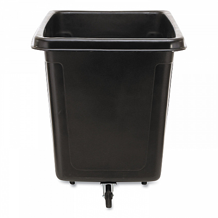 Cube Truck, 59 gal, 300 lb Capacity, Plastic, Black (4608BLA)