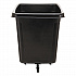 Cube Truck, 59 gal, 300 lb Capacity, Plastic, Black (4608BLA)