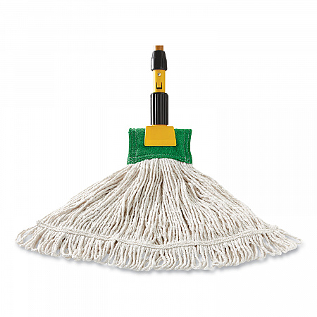 Super Stitch Blend Mop Head,  Cotton/Synthetic, Large, White, 6/Carton (D213WHI)