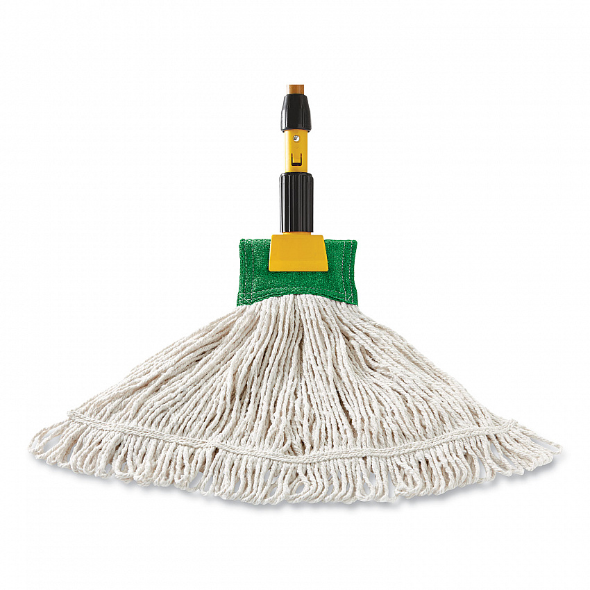 Super Stitch Blend Mop Head,  Cotton/Synthetic, Large, White, 6/Carton (D213WHI)