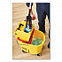 WaveBrake 2.0 Bucket/Wringer Combos, Side-Press, 44 qt, Plastic, Yellow (FG618688YEL)