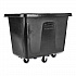 Cube Truck, 59 gal, 300 lb Capacity, Plastic, Black (4608BLA)