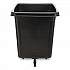 Cube Truck, 105 gal, 500 lb Capacity, Plastic, Black (4614BLA)