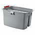 Double Utility Pail, 17 qt, Plastic, Gray (2617GRA)