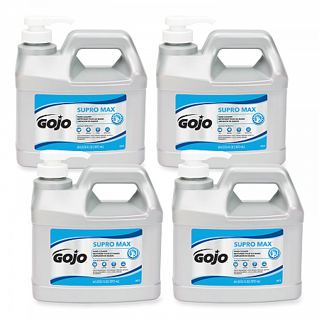 SUPRO MAX Heavy Duty Hand Cleaner, Refill for GOJO PRO TDX 2000 Dispenser, Floral Fragrance, 0.5 gal, 4/Carton (097204CT)