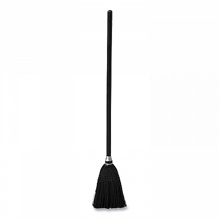 Lobby Pro Synthetic-Fill Broom, Synthetic Bristles, 37.5
