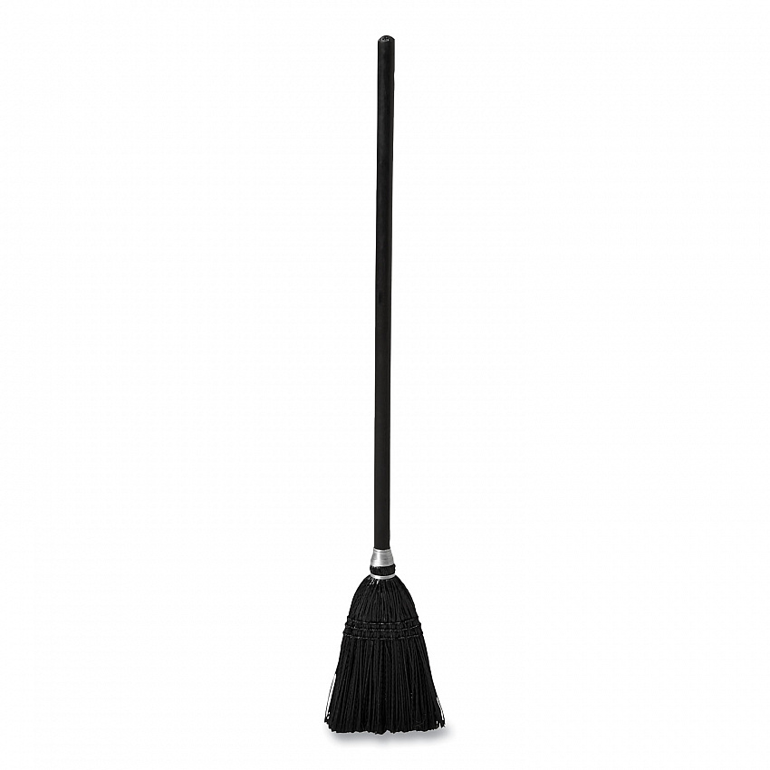 Lobby Pro Synthetic-Fill Broom, Synthetic Bristles, 37.5" Overall Length, Black (2536)