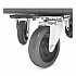 Cube Truck, 105 gal, 500 lb Capacity, Plastic, Black (4614BLA)