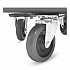 Cube Truck, 59 gal, 300 lb Capacity, Plastic, Black (4608BLA)