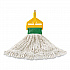 Super Stitch Blend Mop Head,  Cotton/Synthetic, Large, White, 6/Carton (D213WHI)
