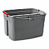 Double Utility Pail, 17 qt, Plastic, Gray (2617GRA)