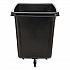 Cube Truck, 12 cu ft, 400 lb Capacity, Medium-Density Polyethylene/Metal Frame, Black (461200BLA)