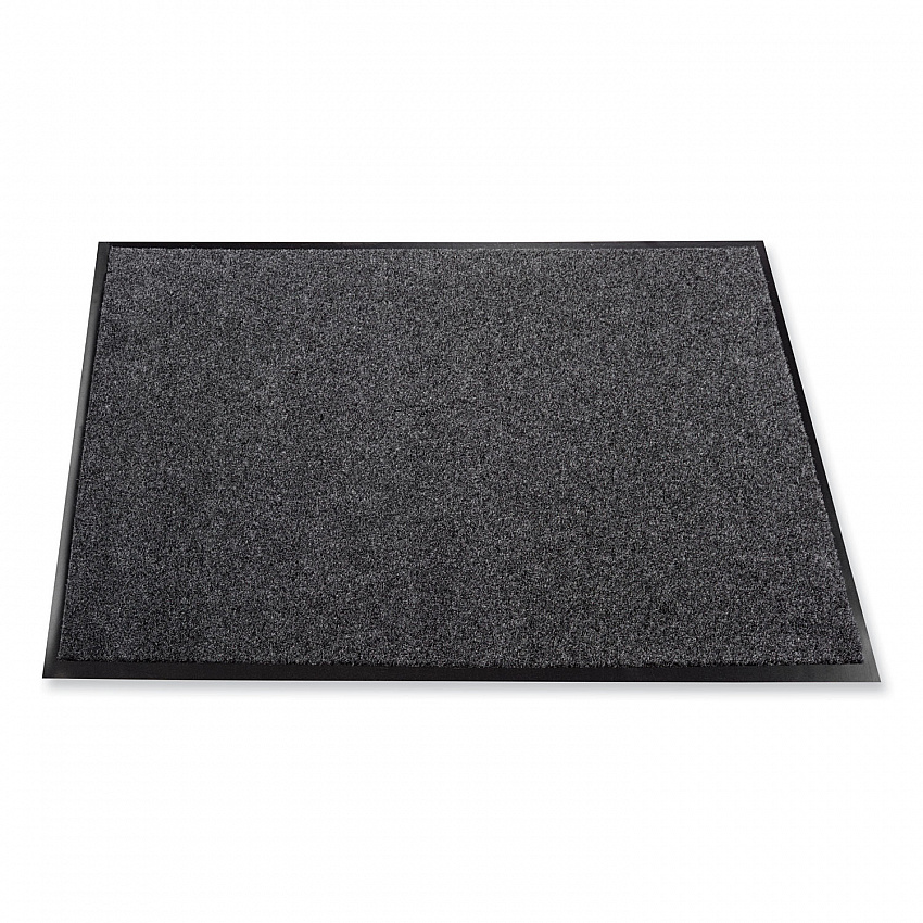EcoStep Wiper Mat, Rectangular, Charcoal Gray Cut Pile Surface, 24" x 36" (ET0023CH)