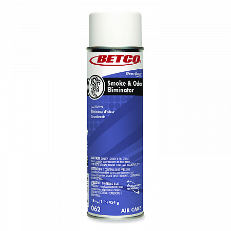 BestScent Smoke and Odor Eliminator Aerosol, Fruit/Floral Scent, 16 oz Aerosol Can, 12/Carton (622300)