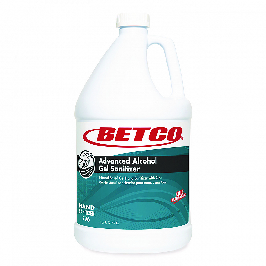 Advanced Gel Hand Sanitizer, 1 gal Bottle, Light and Fresh Scent, 4/Carton (7960400)