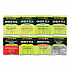 Green Tea Assortment, Individually Wrapped, Eight Flavors, 64 Tea Bags/Box (30568)