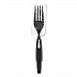 SmartStock Wrapped Heavyweight Cutlery Refill, Fork, Plastic, Black, 960/Carton (SSWPF5)
