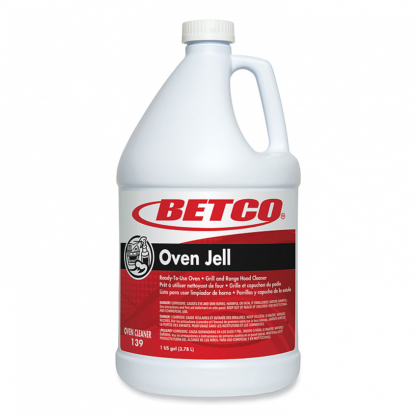Oven Jell Cleaner, 1 gal Bottle, 4/Carton (1390400)
