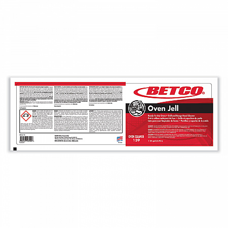 Oven Jell Cleaner, 1 gal Bottle, 4/Carton (1390400)