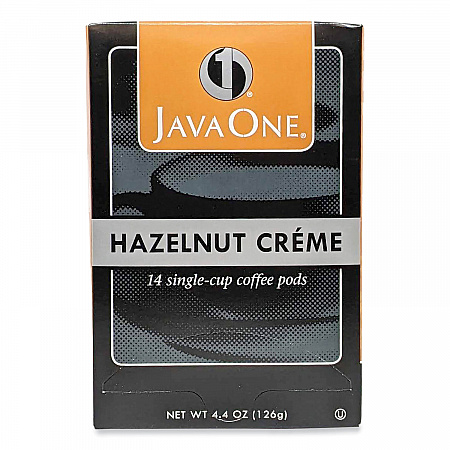 Coffee Pods, Hazelnut Creme, Single Cup, 14/Box (70500)