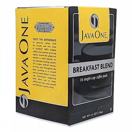 Coffee Pods, Breakfast Blend, Single Cup, 14/Box (30220)