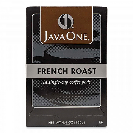 Coffee Pods, French Roast, Single Cup, 14/Box (30800)