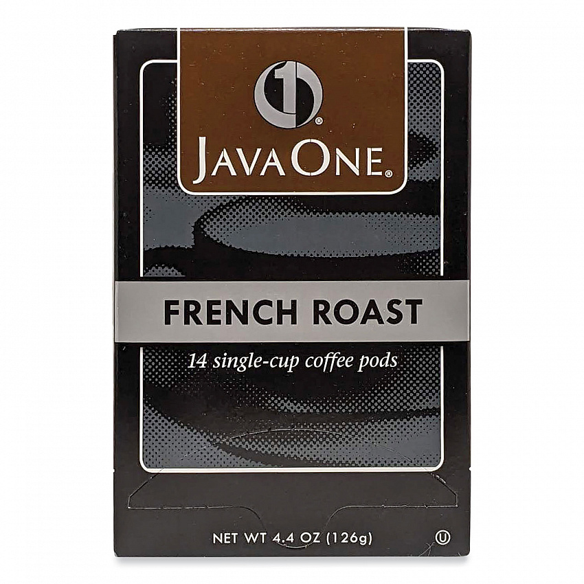 Coffee Pods, French Roast, Single Cup, 14/Box (30800)