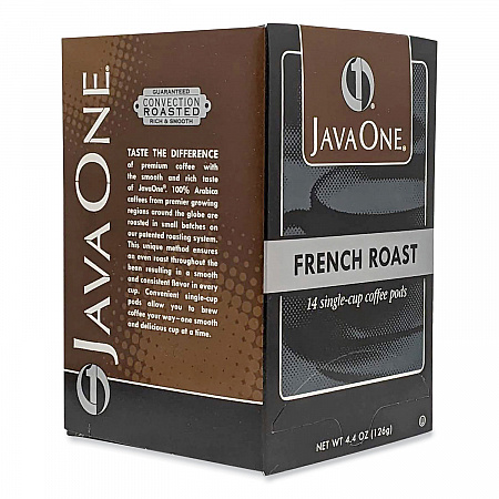 Coffee Pods, French Roast, Single Cup, 14/Box (30800)