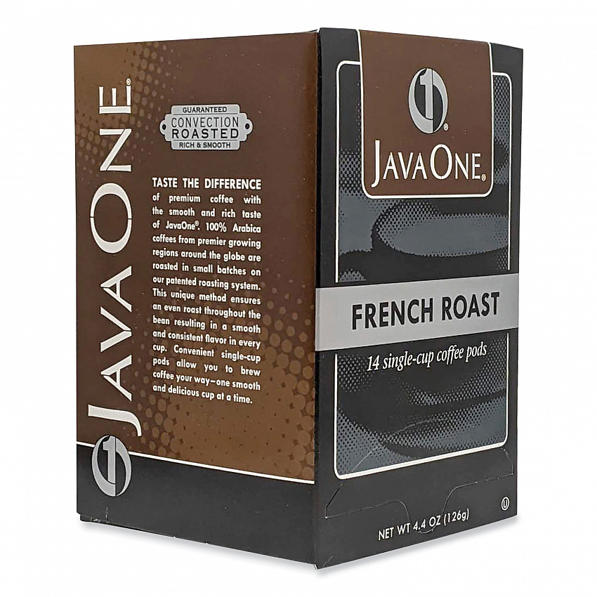 Coffee Pods, French Roast, Single Cup, 14/Box (30800)