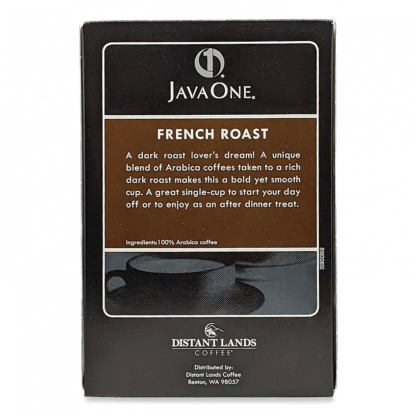 Coffee Pods, French Roast, Single Cup, 14/Box (30800)