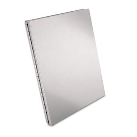 Saunders Snapak Aluminum Side-Open Forms Folder, 0.5" Clip Capacity, 8.5 x 11 Sheets, Silver (10517)