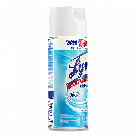 Disinfectant Spray, Crisp Linen Scent, 12.5 oz Aerosol Spray (74186EA)