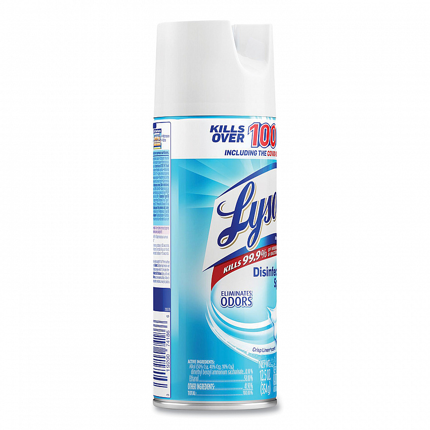 Disinfectant Spray, Crisp Linen Scent, 12.5 oz Aerosol Spray (74186EA)